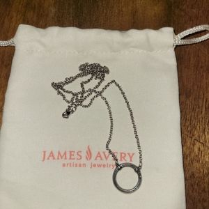 James Avery Changeable Charm Holder Necklace